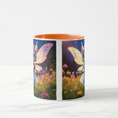 Pixie Robot Ballerina Dansend in de Wilde Bloemen Mok (Midden)