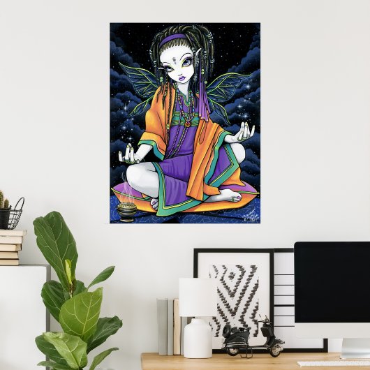 Pixie Stardust Celestial Hippie Poster de la fée (Bureau à domicile)