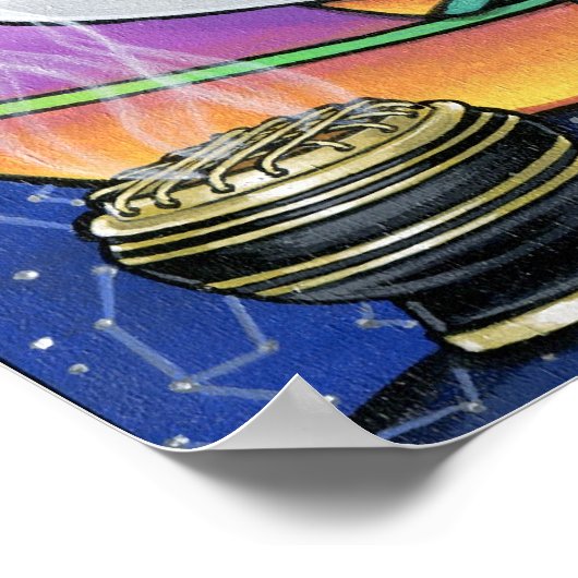 Pixie Stardust Celestial Hippie Poster de la fée (Coin)