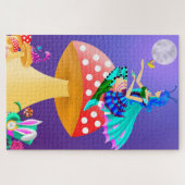 Pixie sur Mushroom Jigsaw Puzzle (Horizontal)