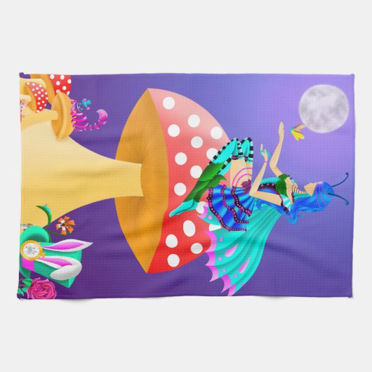 Pixie sur Torchons de Thé Champignon (Horizontal)