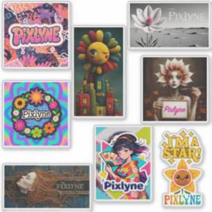 Pixlyne Sticker Set #1