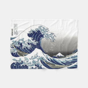 PixPix, Great Wave, Hokusai, 飾 の 神 Dezines 北 Dezin Fleece Deken