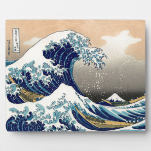 PixPix, Great Wave, Hokusai, 飾 の 神 Dezines 北 Dezin Fotoplaat