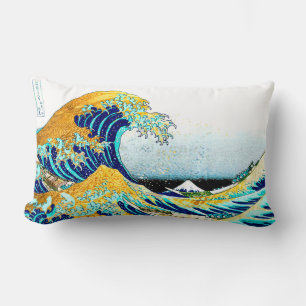PixPix, Great Wave, Hokusai, 飾 の 神 Dezines 北 Dezin Kussen