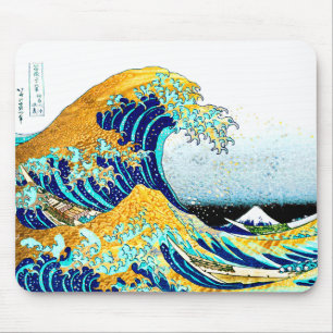 PixPix, Great Wave, Hokusai, 飾 の 神 Dezines 北 Dezin Muismat