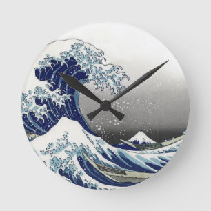 PixPix, Great Wave, Hokusai, 飾 の 神 Dezines 北 Dezin Ronde Klok