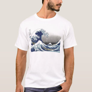 PixPix, Great Wave, Hokusai, 飾 の 神 Dezines 北 Dezin T-shirt