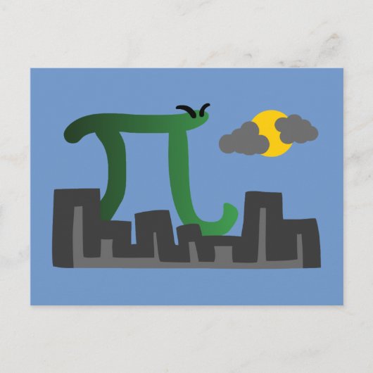 Pizilla Briefkaart (Voorkant)
