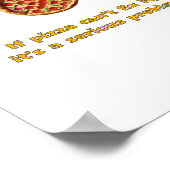 Pizza 5 Sticker Poster (Hoek)