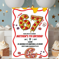 Pizza 67 verjaardagsuitnodiging
