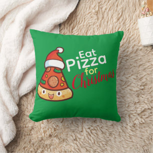 Pizza à manger personnalisable pour oreiller à lan