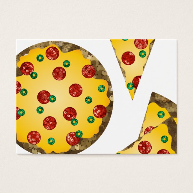 pizza à paillettes (Devant)