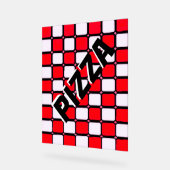 PIZZA ACRYL BORD (Hoek)