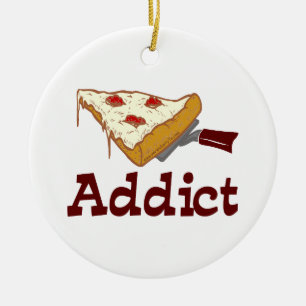 Pizza Addict Keramisch Ornament