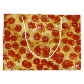 Pizza afdrukken op cadeautas (Achterkant)