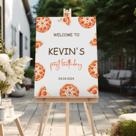 Pizza Affiche de bienvenue Pizza Bienvenue