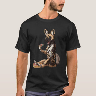 Pizza African Wild Dog T-shirt