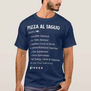 Pizza Al Taglio Définition Signifiant T-Shirt Drôl