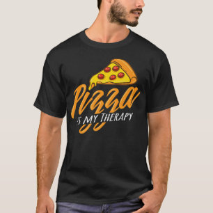 Pizza als therapie Ironic Pizza Making Chef 142829 T-shirt