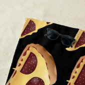 PIZZA AMUSANT serviettes de plage uniques (En situation)