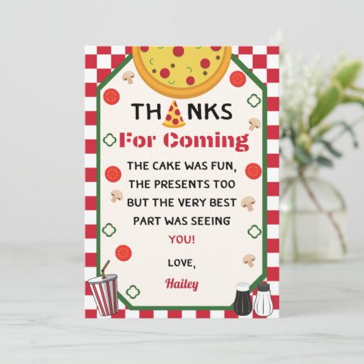 Pizza Anniversaire Merci (Debout devant)