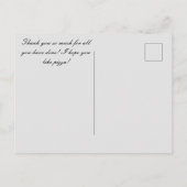 Pizza Ansichtkaart Briefkaart (Achterkant)