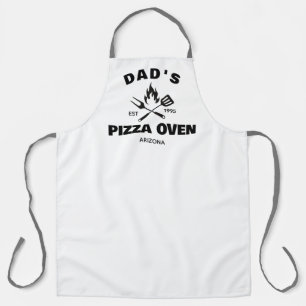 Pizza Apron personnalisé, tablier papa, four à piz