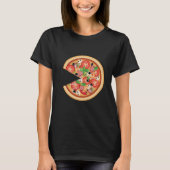 Pizza avec le T-shirt assorti de couples de (Devant)