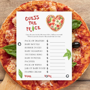 Pizza babyfeest - Raad de prijs! Spel