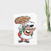 Pizza Baker Note Cards Kaart (Voorkant)