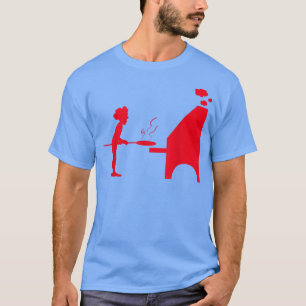 Pizza baker, pizza bakken, pizzeria, bakker, profe t-shirt
