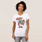 Pizza Bakker Vrouwen T-shirt (Voorkant volledig)