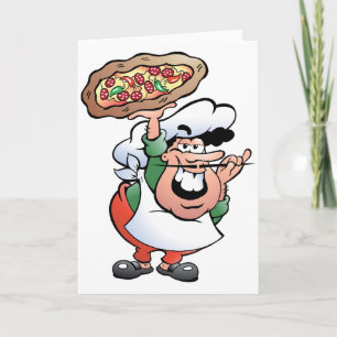 Pizza Bakker Wenskaarten Kaart