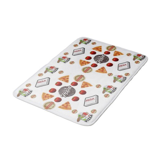 Pizza Bathroom Bathmat Badmat (Gekanteld)