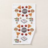 Pizza Bathroom Towel sets Bad Handdoek (Handdoek)