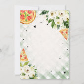 Pizza BBQ Baby shower invitation Slice Slice Baby (Dos)