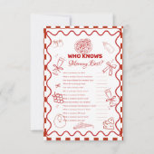 Pizza bébé Thème grossesse baby shower carte de je (Devant)