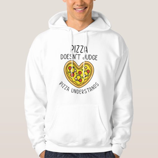 Pizza begrijpt hoodie (Voorkant)