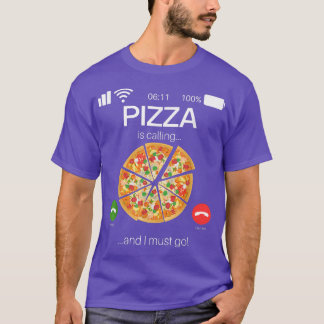Pizza belt en ik moet met grappige Pizza Lover. T-shirt