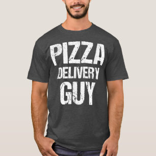 Pizza bezorgt man die Pizza eet T-shirt