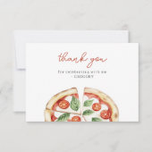 Pizza Birthday Bedankkaart (Voorkant)
