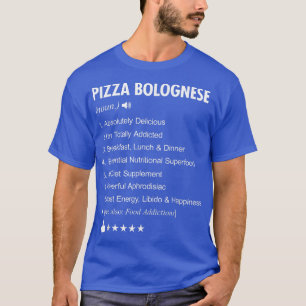 Pizza Bolognese Définition Signifiant T-shirt drôl