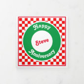 Pizza Box Puns Jubileum Valentijn Tri-Fold Kaart (Cover)