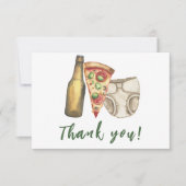 Pizza, Brebis et Diapers au Baby shower Merci (Devant)