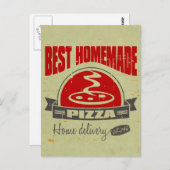 Pizza Briefkaart (Voorkant / Achterkant)