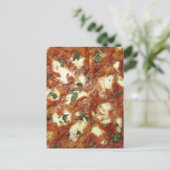 Pizza. Briefkaart (Staand voorkant)