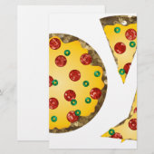pizza briefpapier (Voorkant / Achterkant)