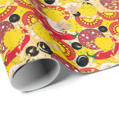 Pizza Cadeaupapier (Rol Hoek)
