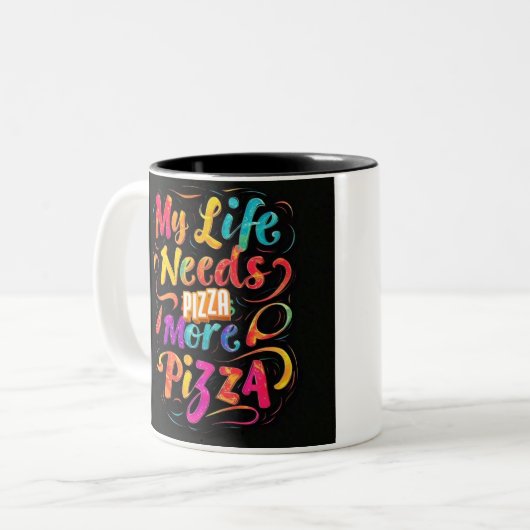 Pizza Café Mug (Devant gauche)